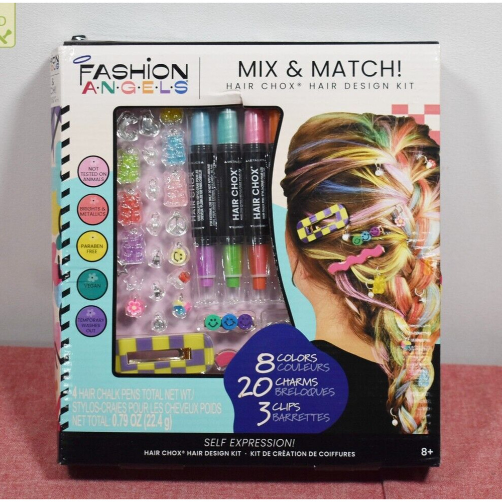 -Fashion Angels Hair Chox Hair Style Design Kit